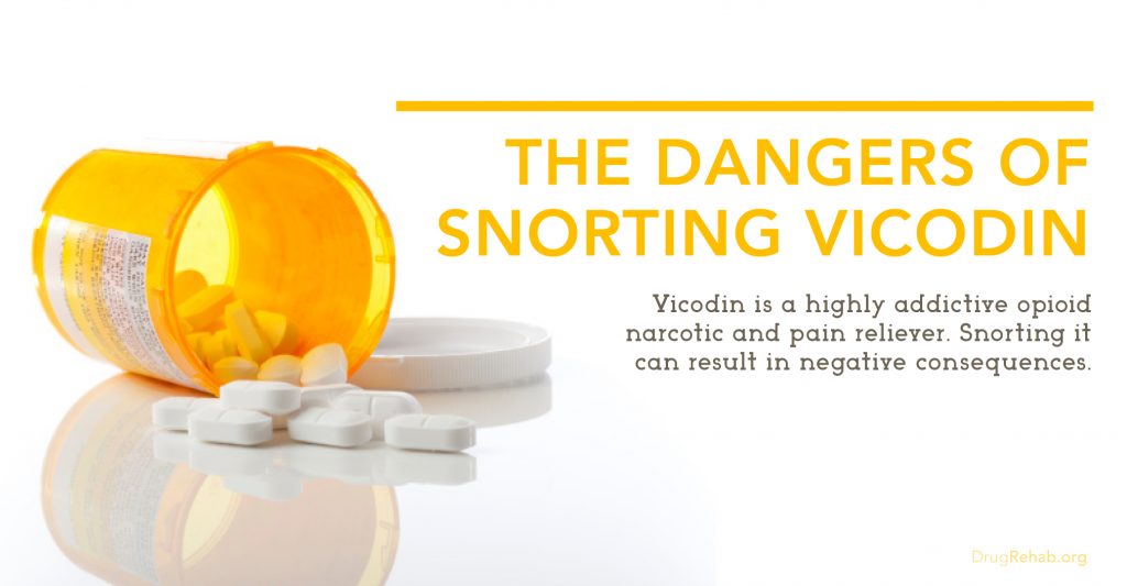 DrugRehab.org Snorting Vicodin_