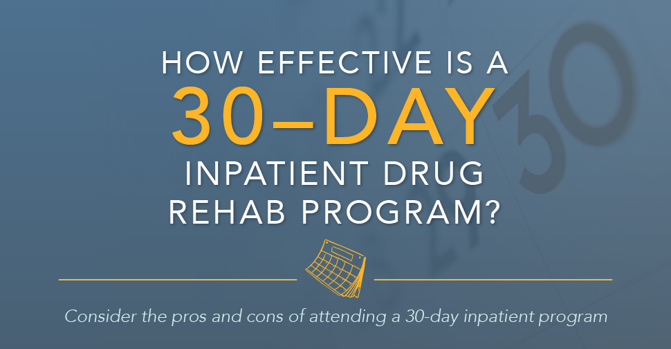 How Effective is a 30-Day Inpatient Drug Rehab Program