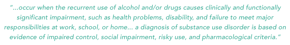 Understanding Substance Use Disorders What Are SUD