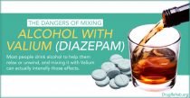 Memory valium loss alcohol and